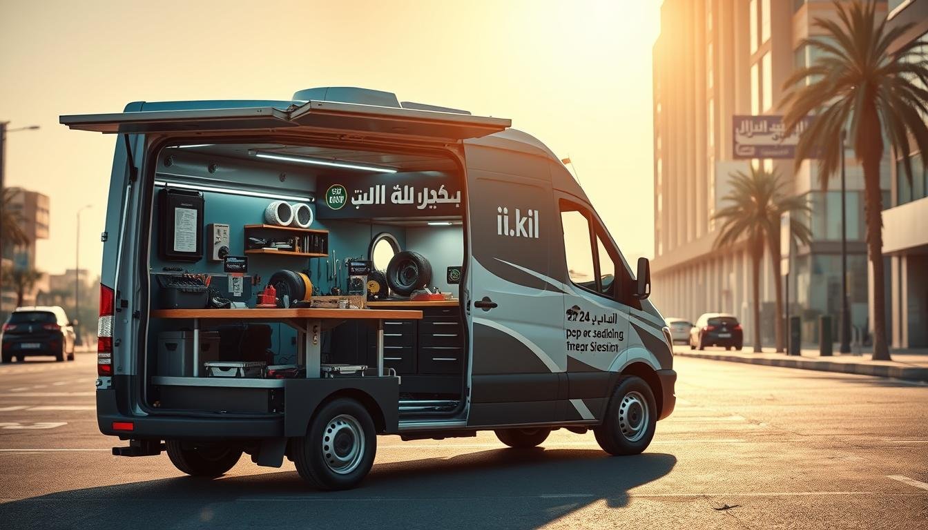 بنشر متنقل 24 ساعة كراج متنقل سريع في 10 دقايق فقط