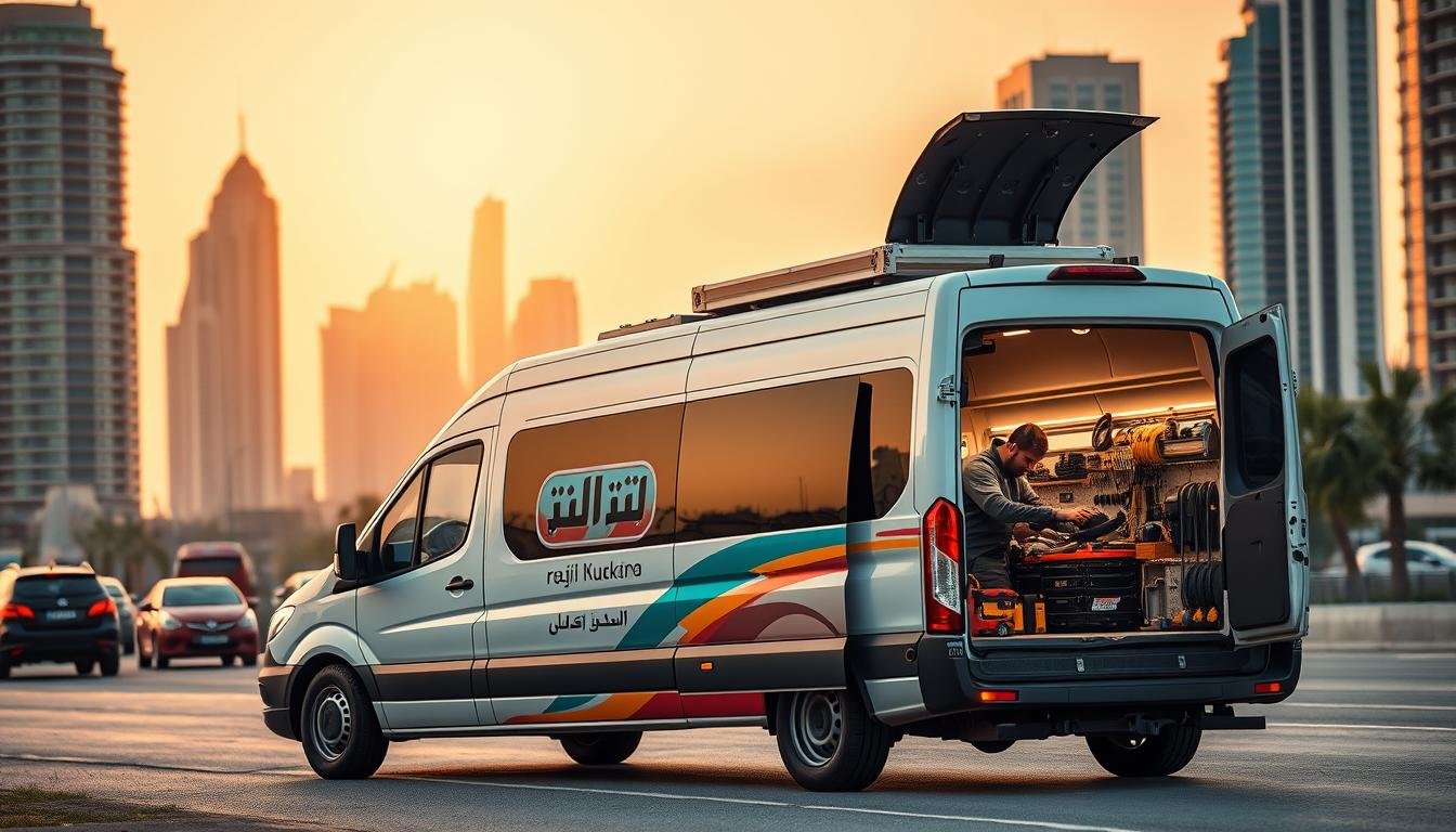 بنشر متنقل الكويت تبديل اطارات , تبديل بطاريات تواير ٢٤ ساعة بنجرجي الكويت